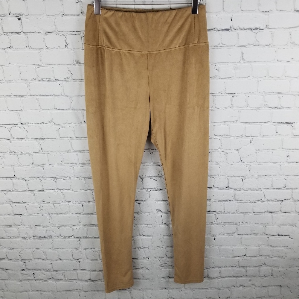 REVAMPED | Athleisure sueded high waist leggings